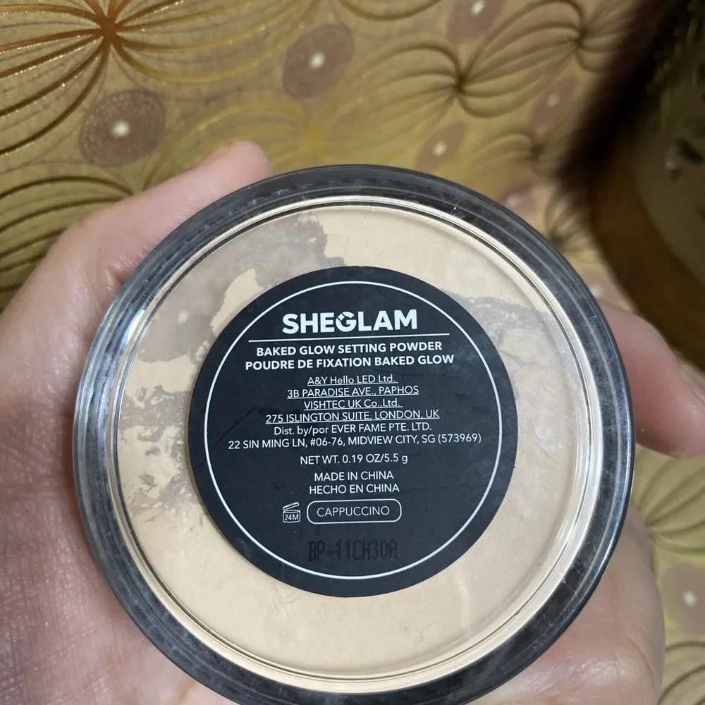 SheGlam Baked Glow‎ Setting Powder Cappuccino .19oz Loose Powder
